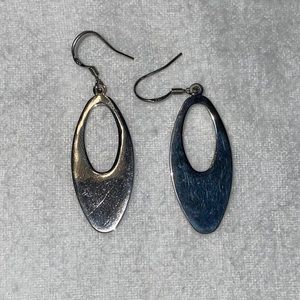 Retro Sterling Silver Drop Earrings